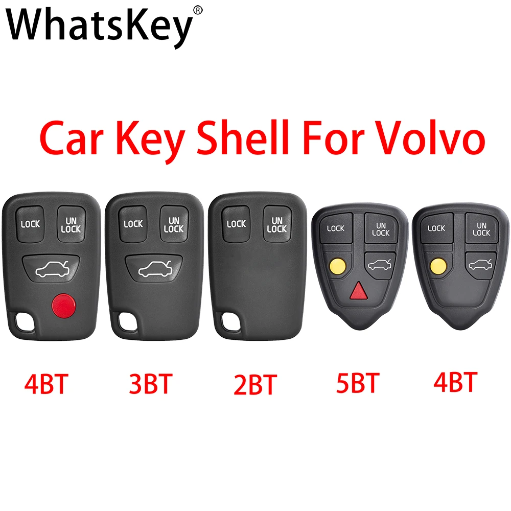 Replacement Remote Car Key Shell Cover Fob Case For VOLVO C30 C70 V40 V50 V60 V70 V90 S40 S60 S80 S90 XC40 XC60 XC70 XC90