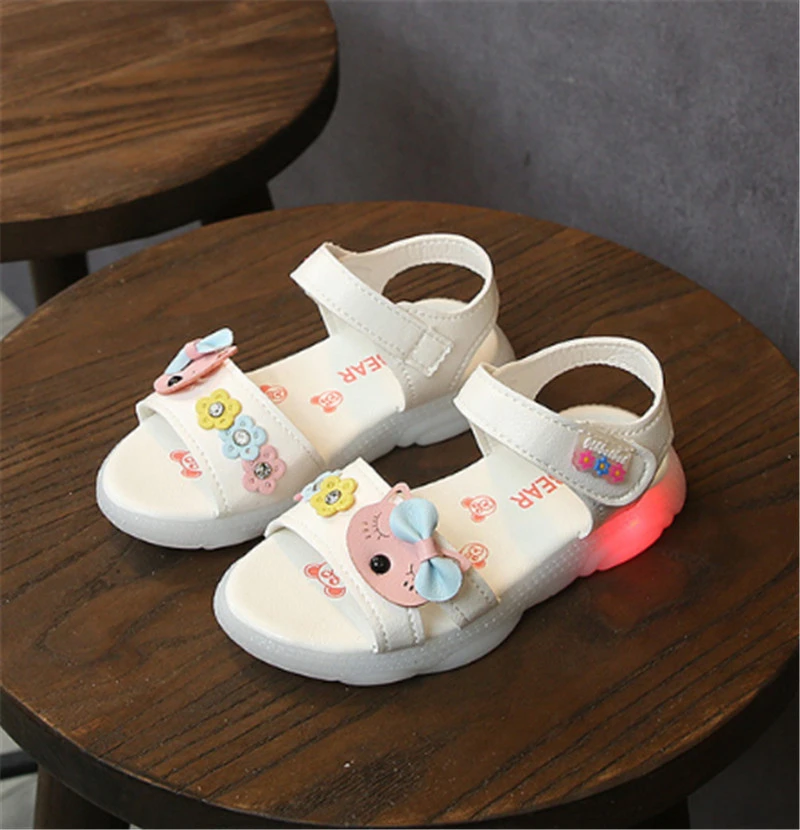 baby girl light up sandals