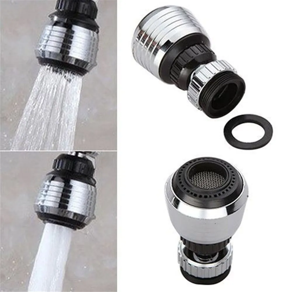 

360 Degree Rotary Swivel Faucet Nozzle Anti-splash Water Filter Adapter Shower Head Bubbler Saver Tap for Bathroom Kitchen Tools