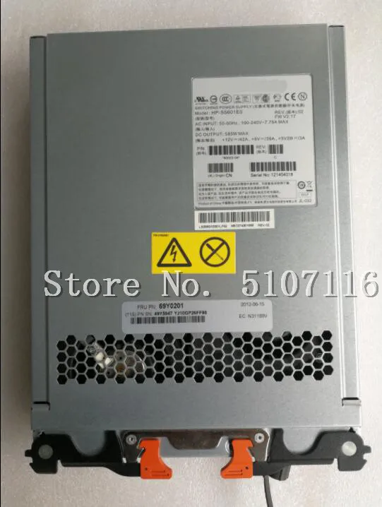 Для DS3500 DS3512 DS3524 EXP3500 69Y0201 69Y0200 серверный блок питания будет полностью протестирован перед отправкой