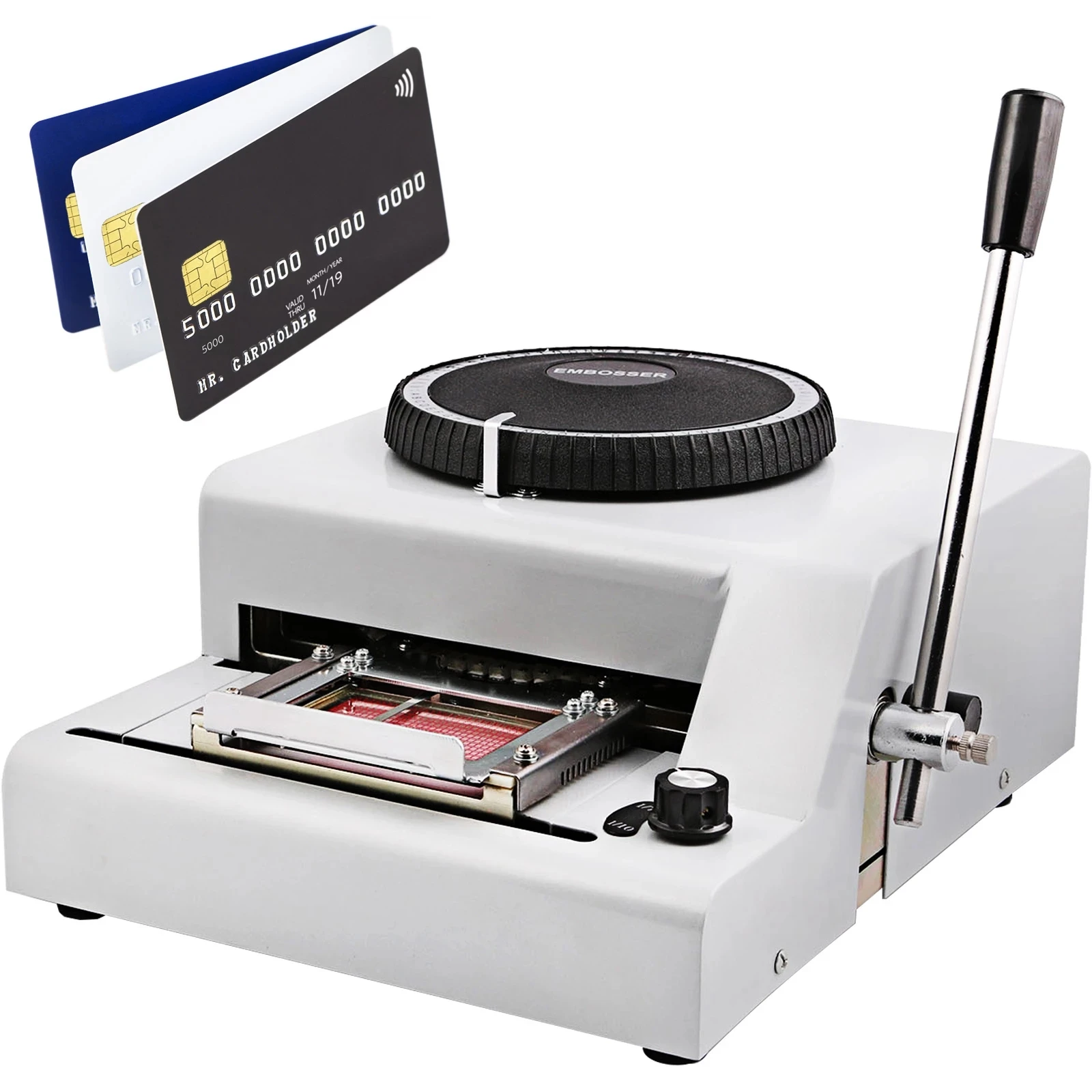 High Quality 72 Character Card Embosser Embossing Machine For Plastic -  Hole Punch - AliExpress
