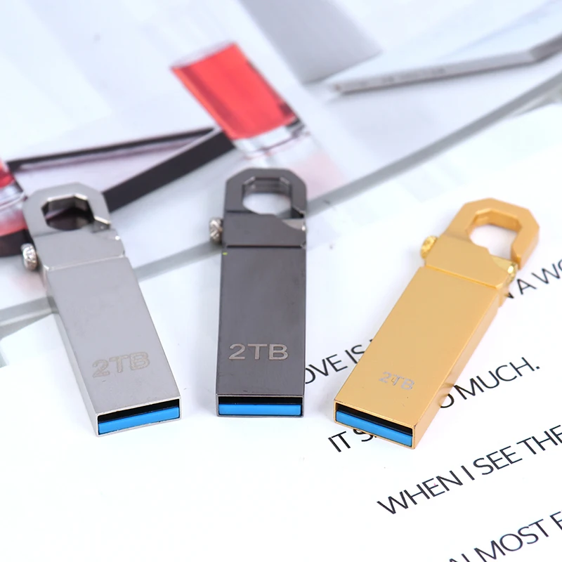 High Speed USB Flash Drive 32GB-2TB USB 3.0 Pen Flash Drive Pendrive U Disk External Storage Memory Stick Car keychain deco