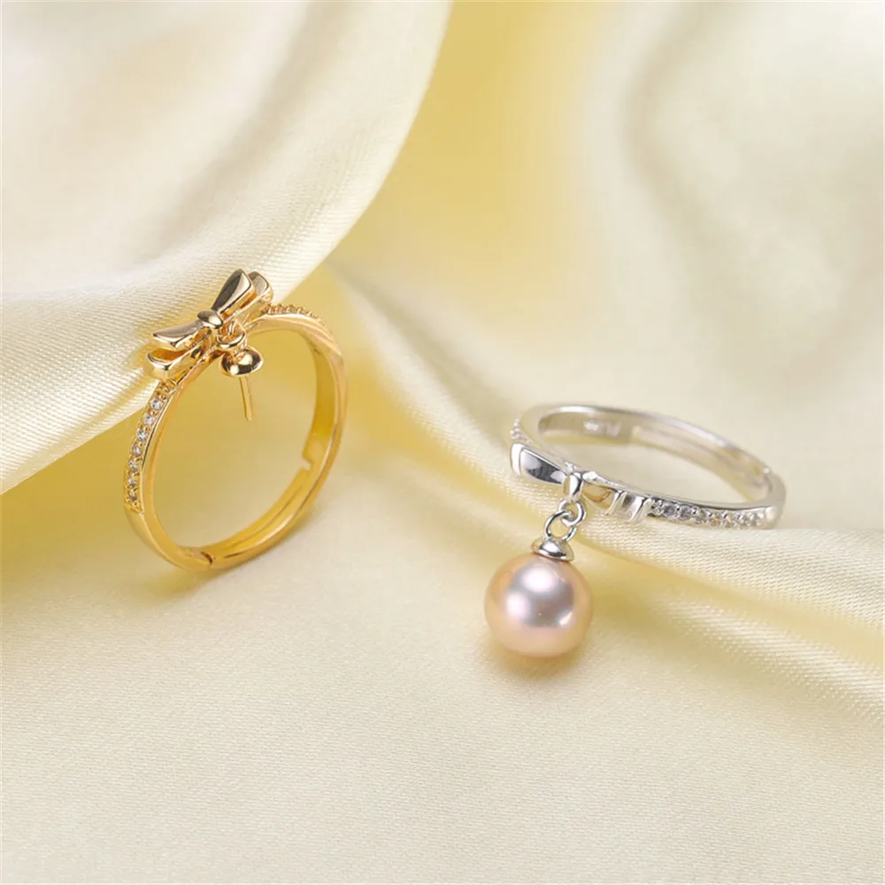 Silver Plated Adjustable Ring jewelry Findings Pad Bases Blanks Fashion