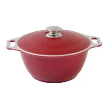 Кастрюля Kukmara, 2 л, с декоративным покрытием, бордо