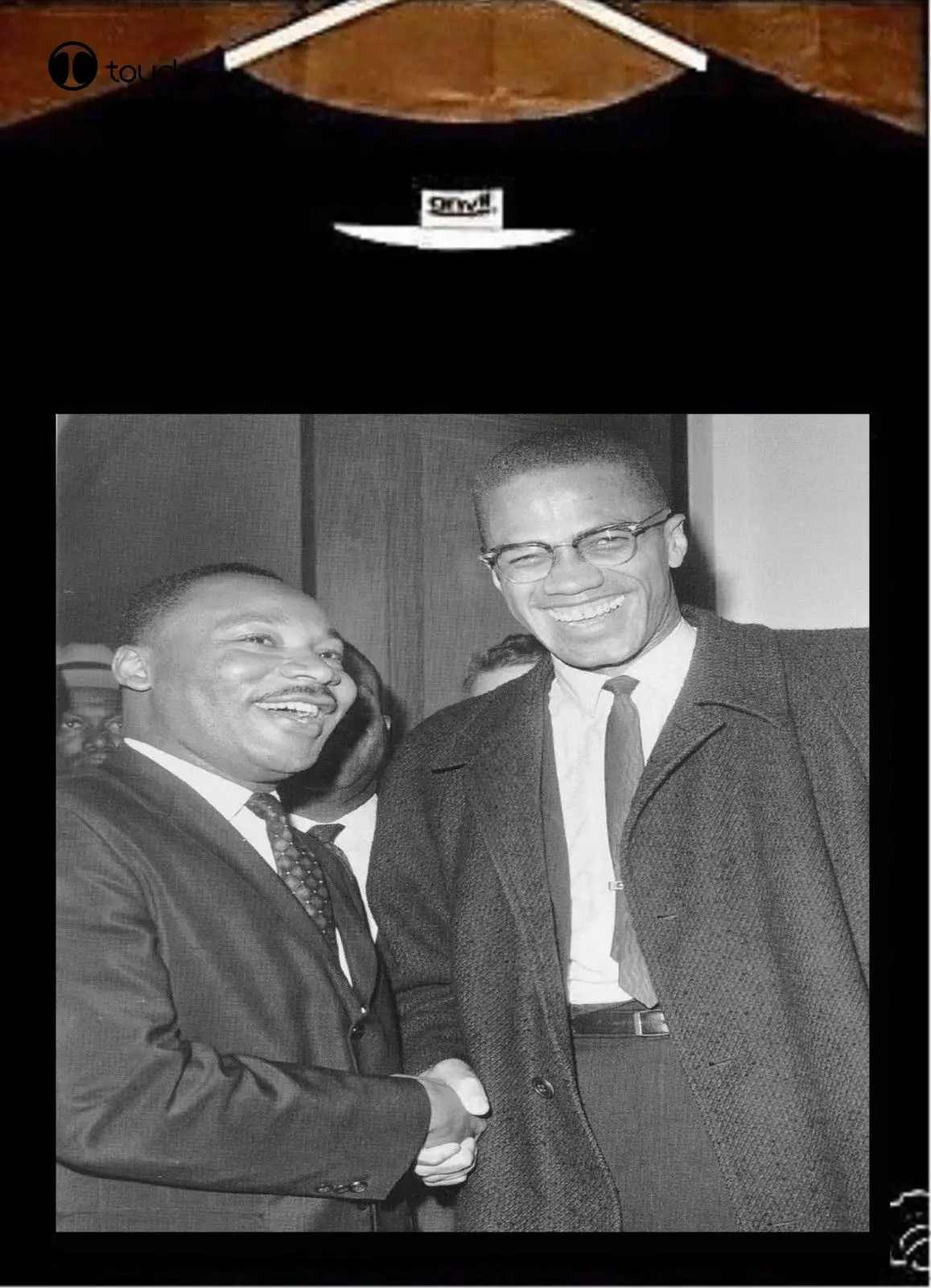 Футболка Martin W с Малкольмом футболка Luther King Jr X индивидуальная Aldult для подростков