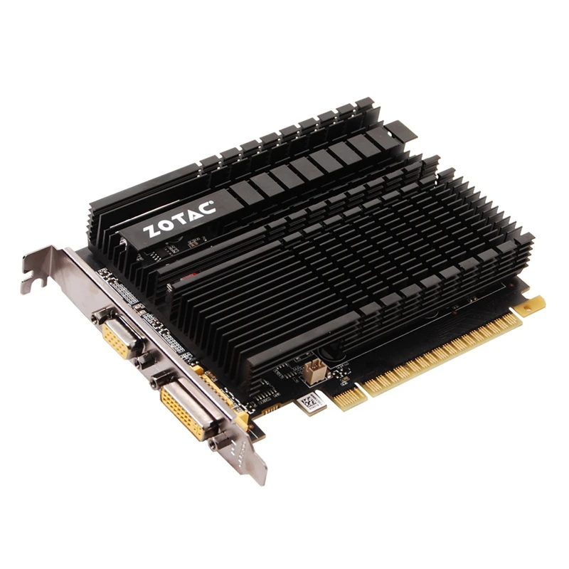 Видеокарта ZOTAC GeForce GT610 2 Гб GDDR3 графические карты GPU Map для NVIDIA Original GT 610 2GD3 64 бит Dvi VGA