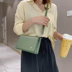 2019 Новый стиль Женская мода корейский стиль ретро сумка женская универсальная однотонная сумка через плечо поколение жира