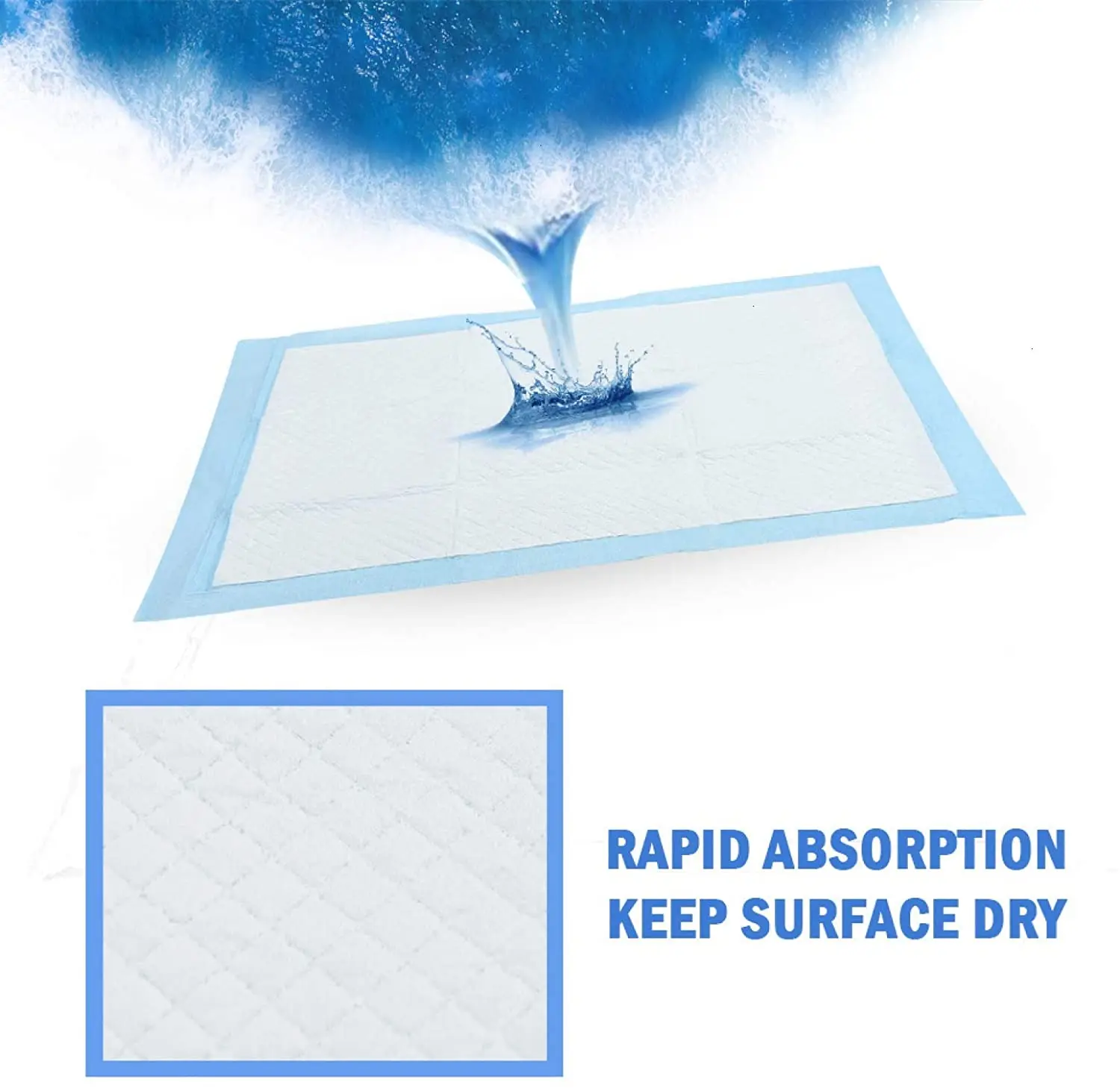 Dog Diaper Diapers Absorbent Dog Pee Pad Urine Pad Absorbent Diapers Waterproof Cushion