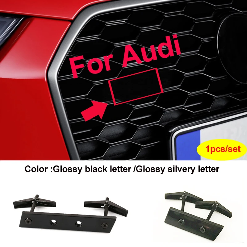 for S3 S4 S5 S6 S7 S8 RS3 RS5 RS4 RS6 RS7 auto Car Front Head Grille badge Logo Letter Number Bracket Sticker Honeycomb Net | Автомобили и