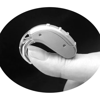 

703S Silver Color Hearing Aid Amplifier With Digital Noise Cancelling Heraing Aids Sound Amplifier Sound