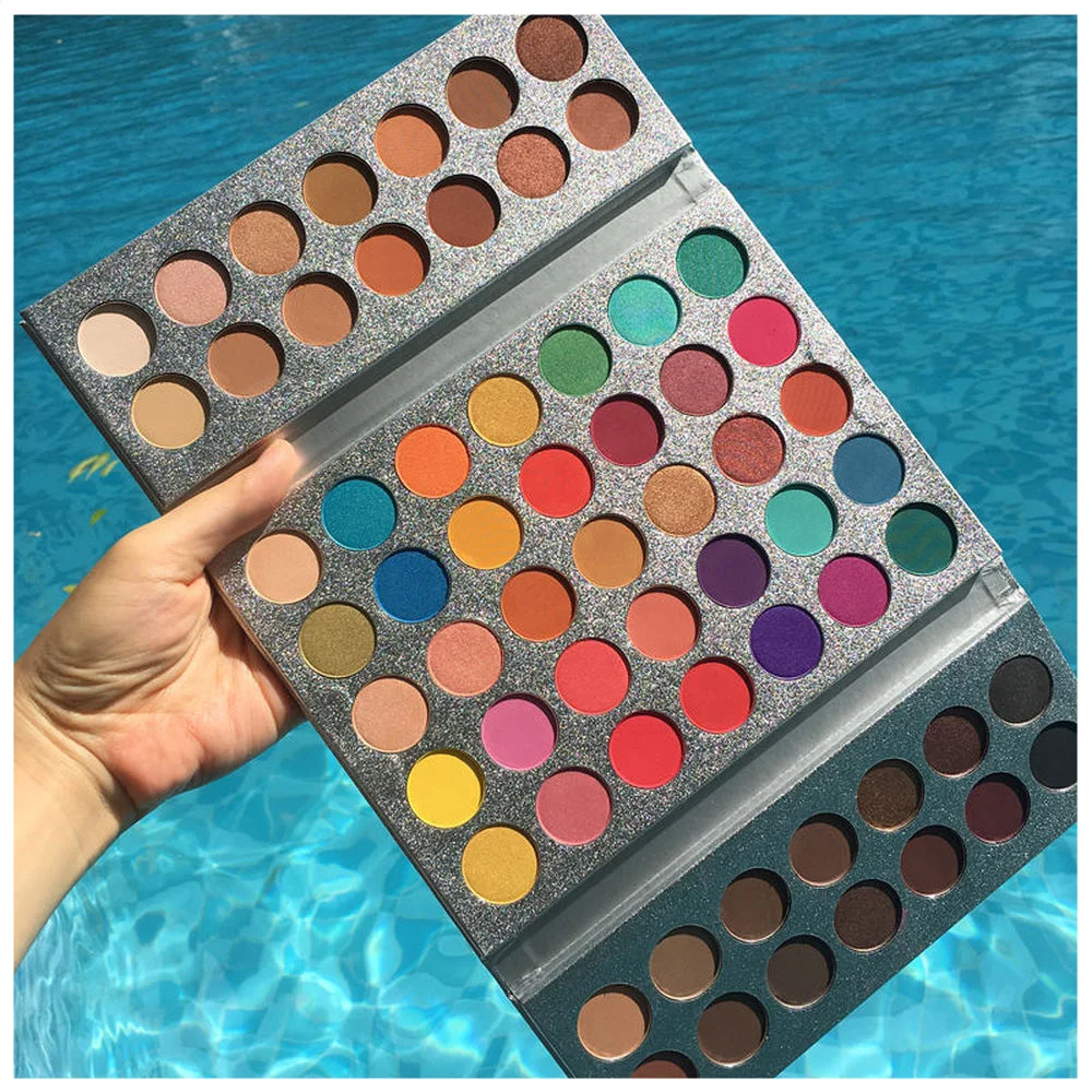 Beauty Glazed 63 оттенка тени для век палитра очаровательные пигментная макияжа