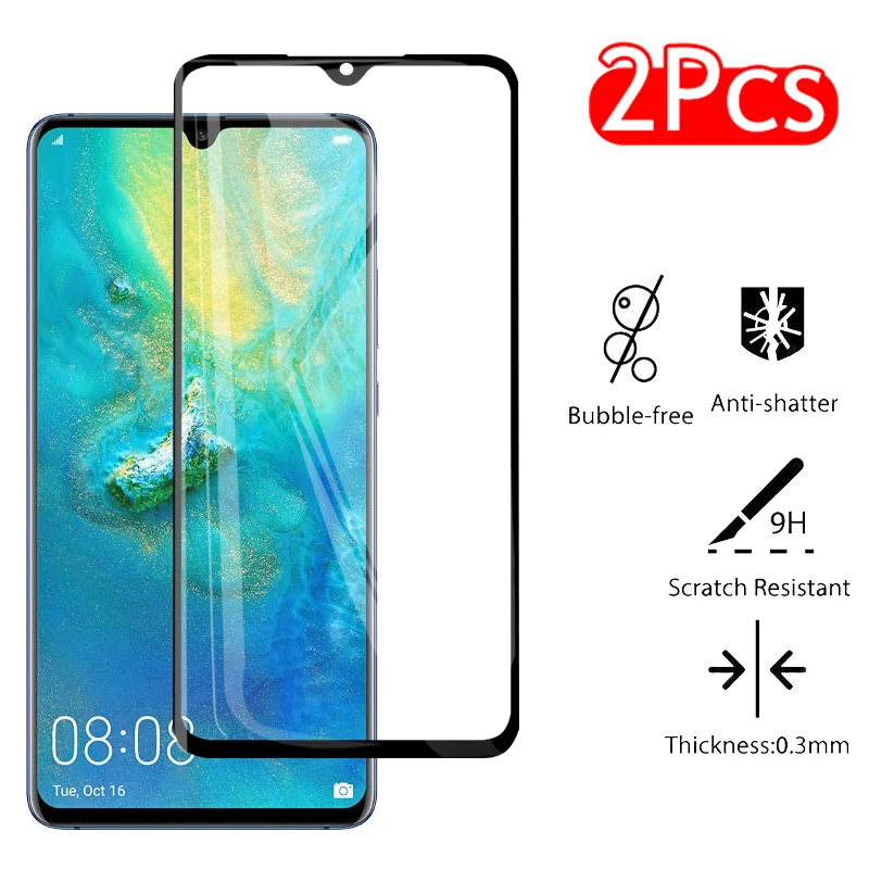 Закаленное стекло для Huawei mate 20 x 2 шт. Защита экрана huawey mate20x 7 дюйма защитное |