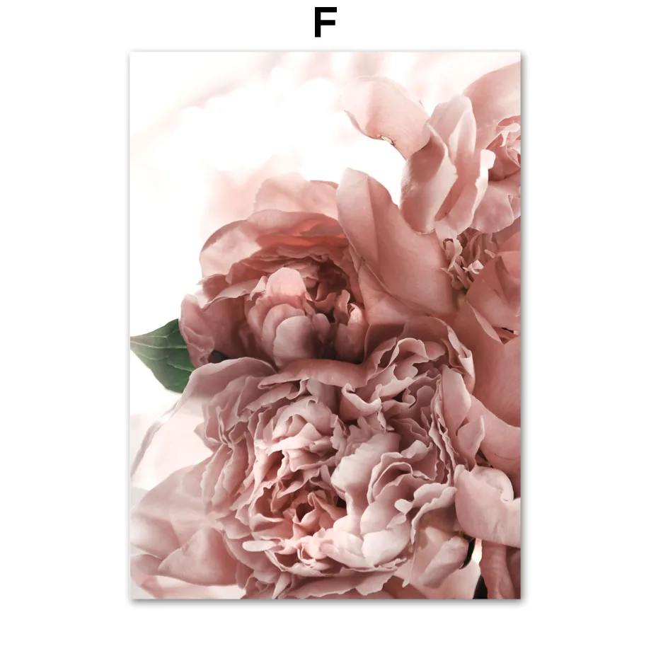 Wall-Art-Canvas-Painting-Pink-Flower-Blue-Tropical-Leaves-Abstract-Nordic-Posters-And-Prints-Wall-Pictures (8)