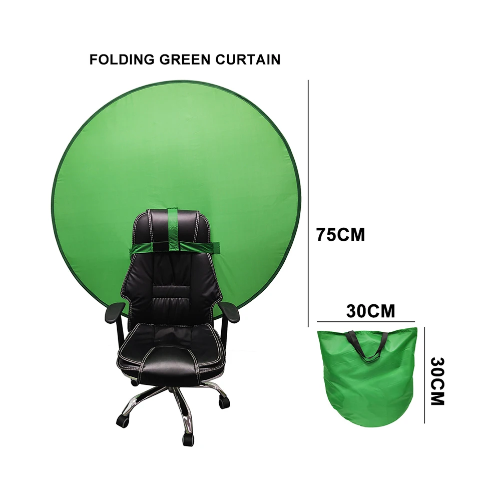 Pano de Fundo para Fotografia Cor Sólida Tela Verde Acessório para Estúdio Fotográfico Simples Dobrável Cenário Refletor - Image 3