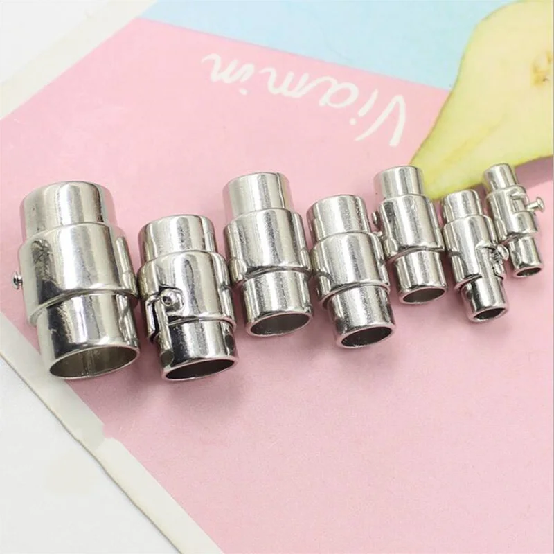 5 Stück 3–10 mm Endverschluss, starke magnetische Verschlüsse, Schmuckverschlüsse für Armband, Lederband, Armbandverbinder für die Schmuckherstellung – Detail 11