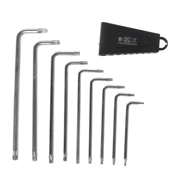 

9 Pcs Hex Key Wrench Sets Torx L Shape Repair Tool Screwdriver Tool Set Useful X4YD