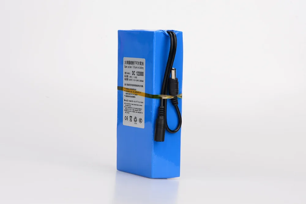MasterFire DC 12V 20000mAh супер мощная портативная литий-ионная аккумуляторная батарея с вилкой для камеры видеонаблюдения