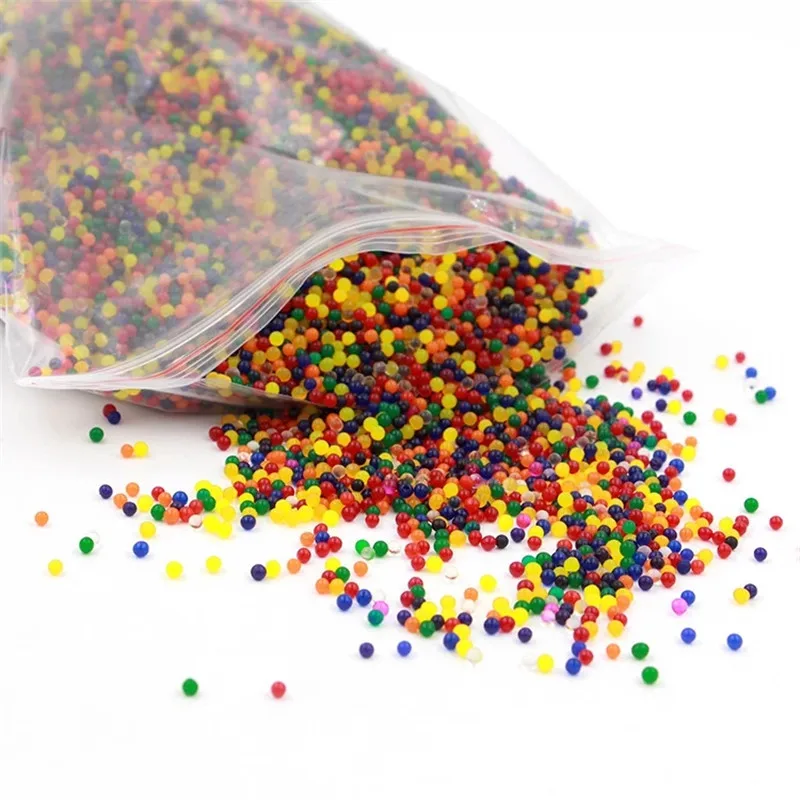 Crystal Soil Mud Hydrogel Gel Water Beads Children Toy Growing Up Water Balls Wedding Home Plant Decor Potted 50% 1000/5000pcs crystal soil mud toy crystal soil