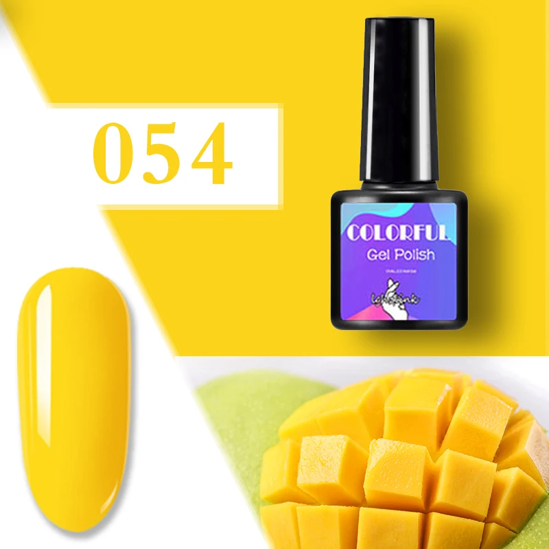 054 Lghzlink 7,5 мл Гель-лак для ногтей Vernis/УФ полуперманентный светодиодный гель для наращивания ногтей голографический Гель-лак для ногтей Gellack Nails Art - Цвет: 054