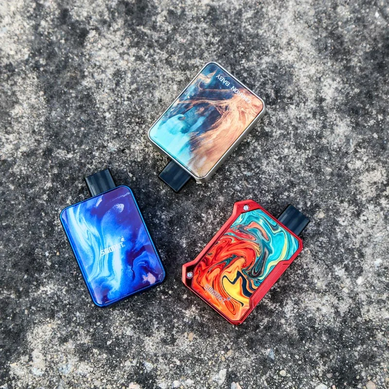 Smoant Charon Baby Pod vape комплект с 2 мл картриджем 750 мАч батарея и 0.6ohm сетка 1.2ohm ni80 катушка электронная сигарета испаритель