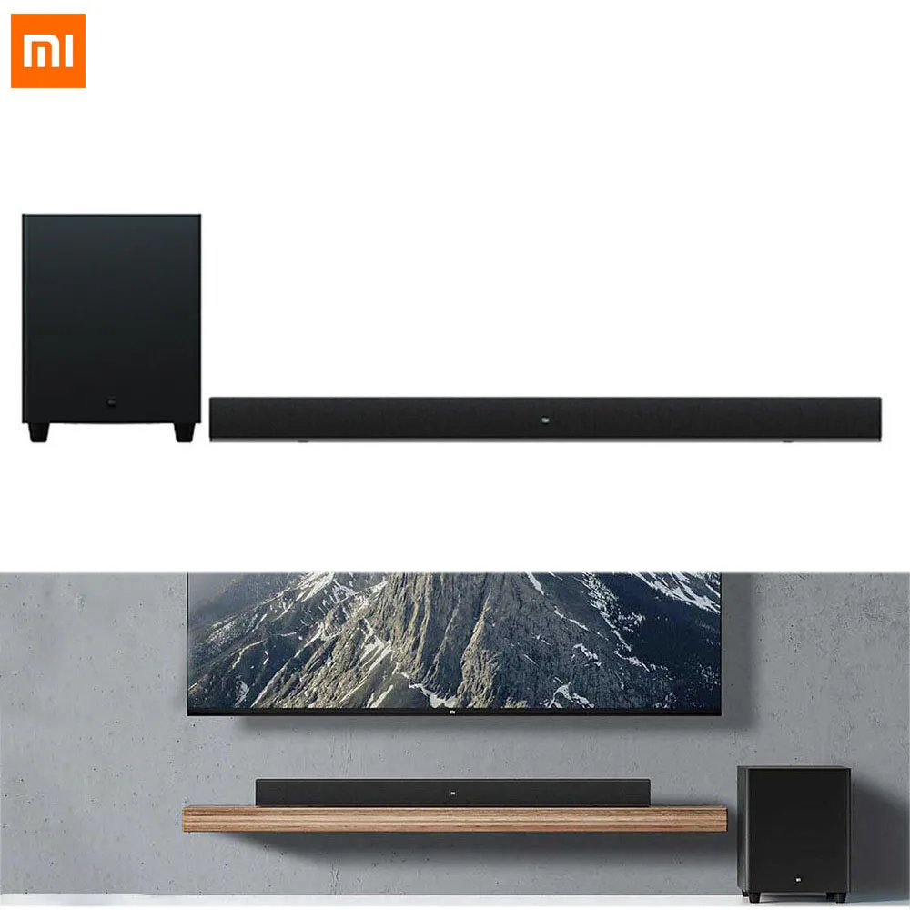 Xiaomi Mi TV Speaker 100 Вт BLE 5 0 Саундбар и 6 дюймов сабвуфер домашний кинотеатр 2 1 канал