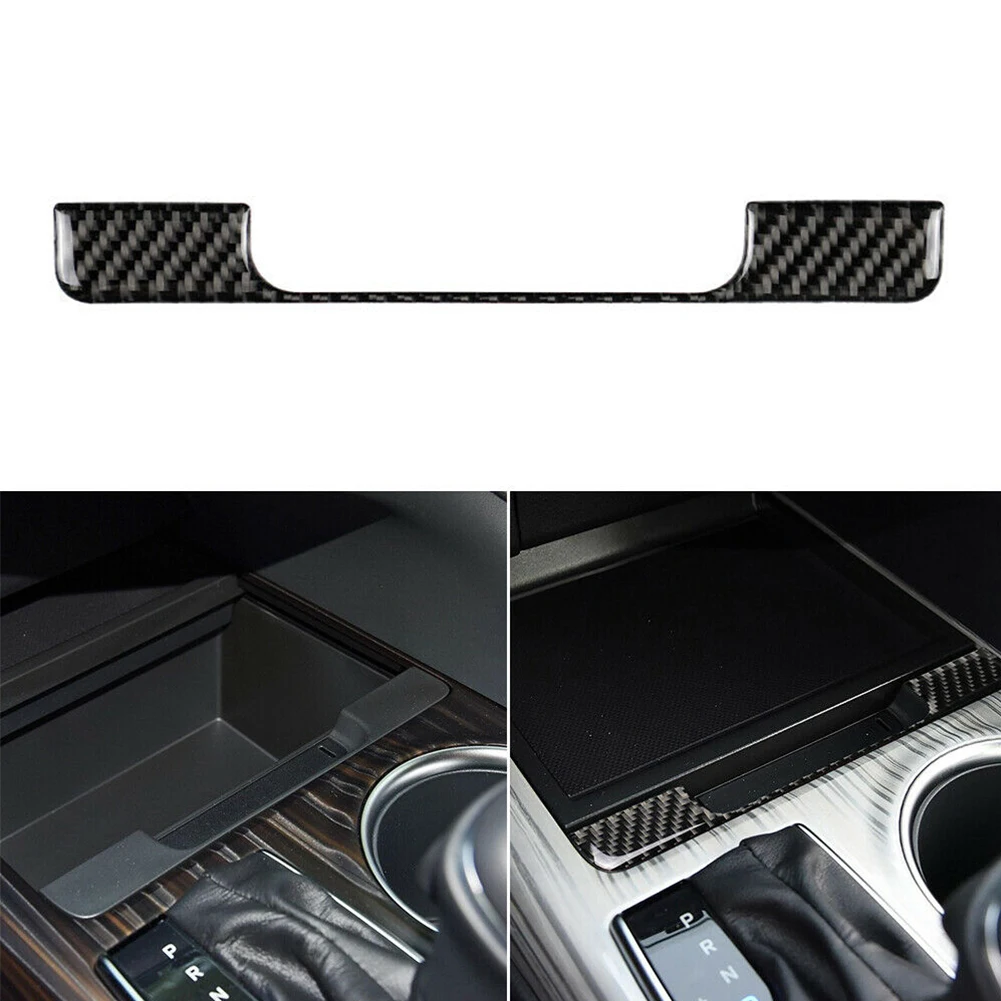 

For Toyota Camry 2018 2019 Inner Storage Box Frame Strip Cover Trim Sticker Decor Carbon Fiber Interior Mouldings Car Styling