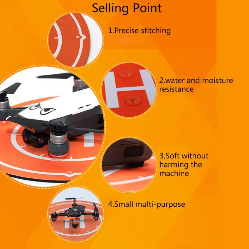 25 см для D JI Spark Drone посадочная площадка Складной Водонепроницаемый Настольный