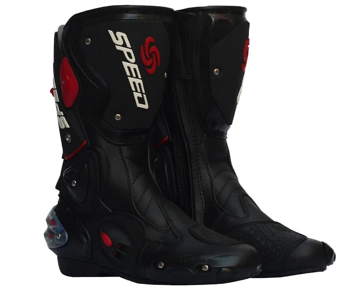 original outdoor motorbike leather boots motorcycle boots Racing Boots riding waterproof windproof 3 colors