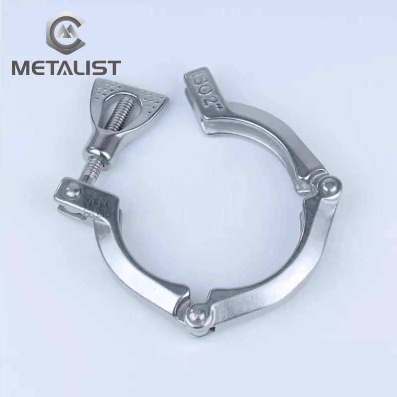 Металлист 3," 106 мм Tri Clamp SS304 трехсекционный санитарный 106 мм наконечник OD Fit 89 мм Труба OD для Домашнего Пива