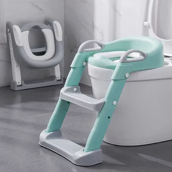 

Children's Toilet Boys Girls Baby Toilet Training Seat Ladder Child WC Toddler Chair Seat Safe Kids Nursery Potty