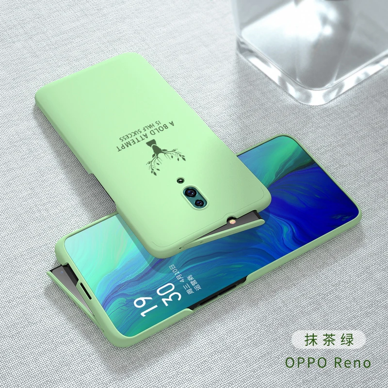 Для OPPO Reno Slide shell Чехлы для OPPO Reno 10x zoom Роскошный чехол для ПК 360 Полный Чехол, Fundas жесткий защитный силиконовый чехол