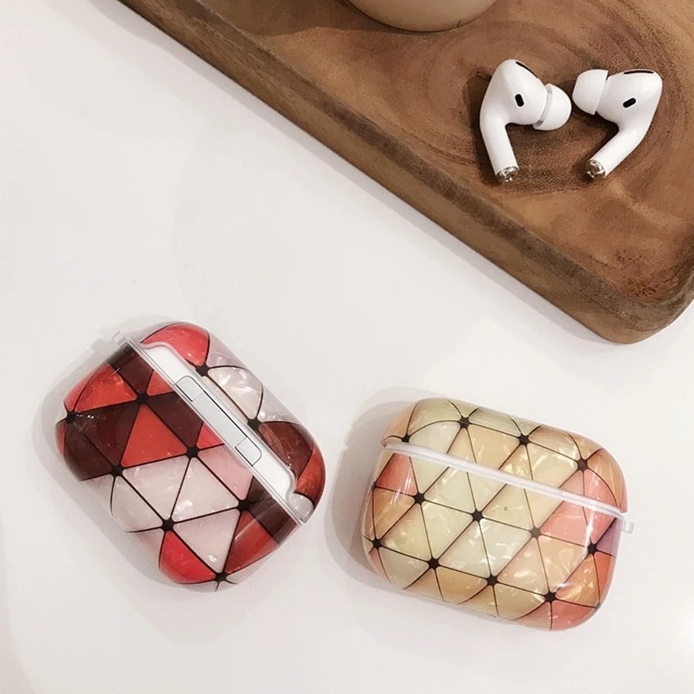 Разноцветный чехол с сеткой для Apple AirPods Pro, Bluetooth, беспроводные наушники, защитный чехол для Air Pods pro 3