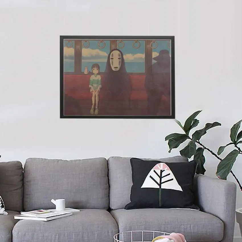 Фотообои знаменитый Spirited Away No Face Man Классическая мультяшная пленка цельный