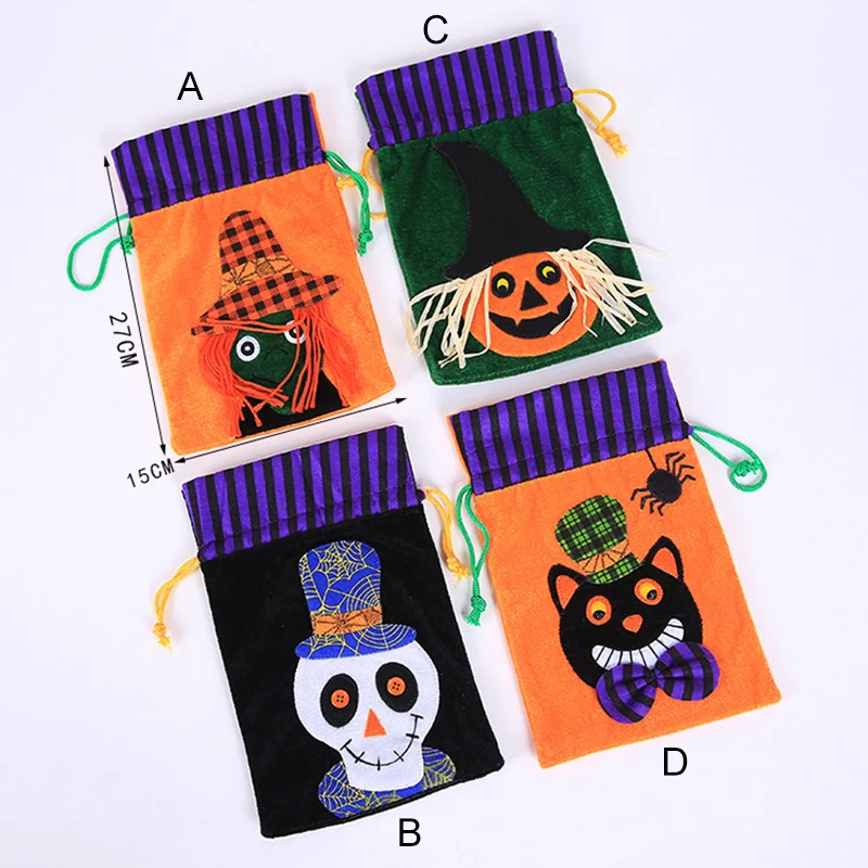 Яркие сумочки для вечеринки на Хэллоуин детские сумки трюков или лакомства _