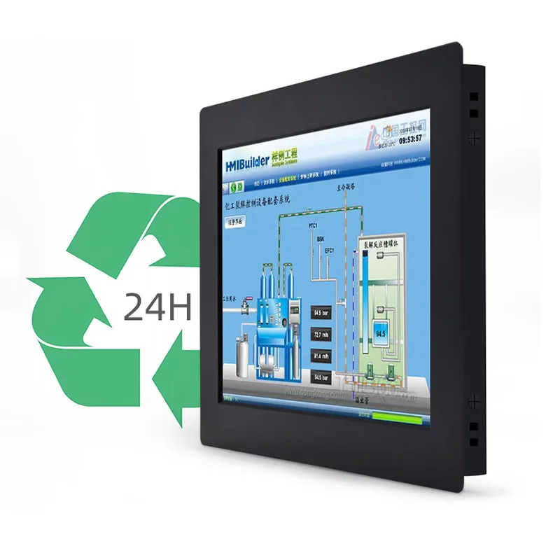 Embedded 10 inch touch screen industrial Panel PC for control system with high quality/wins7 touch panel pc enlarge