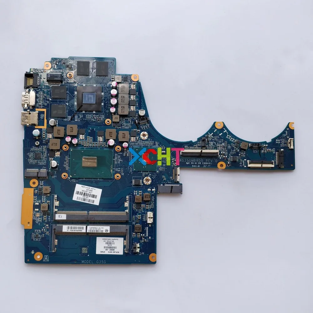 

Процессор DAG35GMB8D0 i7-6700HQ M480/4 ГБ GPU для ноутбука HP 15-ax, материнская плата для ноутбука, ПК, материнская плата 863097-601 863097-001