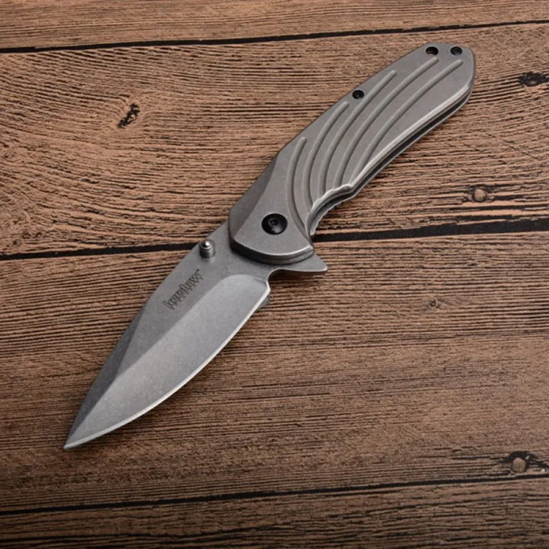 Kershaw 6173 Складной Карманный Походный охотничий нож 8CR13MOV лезвие со стальной ручкой тактические ножи для выживания инструмент для повседневного использования