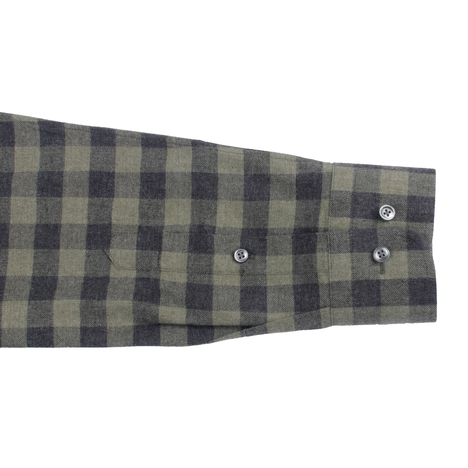 Luxury 100% Cotton Flannel Dress Shirts Custom Tailored Shirts Green Black Checkered Shirts Custom Made Dress Shirts Comfortable