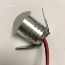Светодиодные светильники для одежды Ac230v мини светодиодный прожектор 1 Вт 26 мм 140lm 80ra для шкафа витрина шкаф-витрина под лестницей точечное освещение 3 Вт