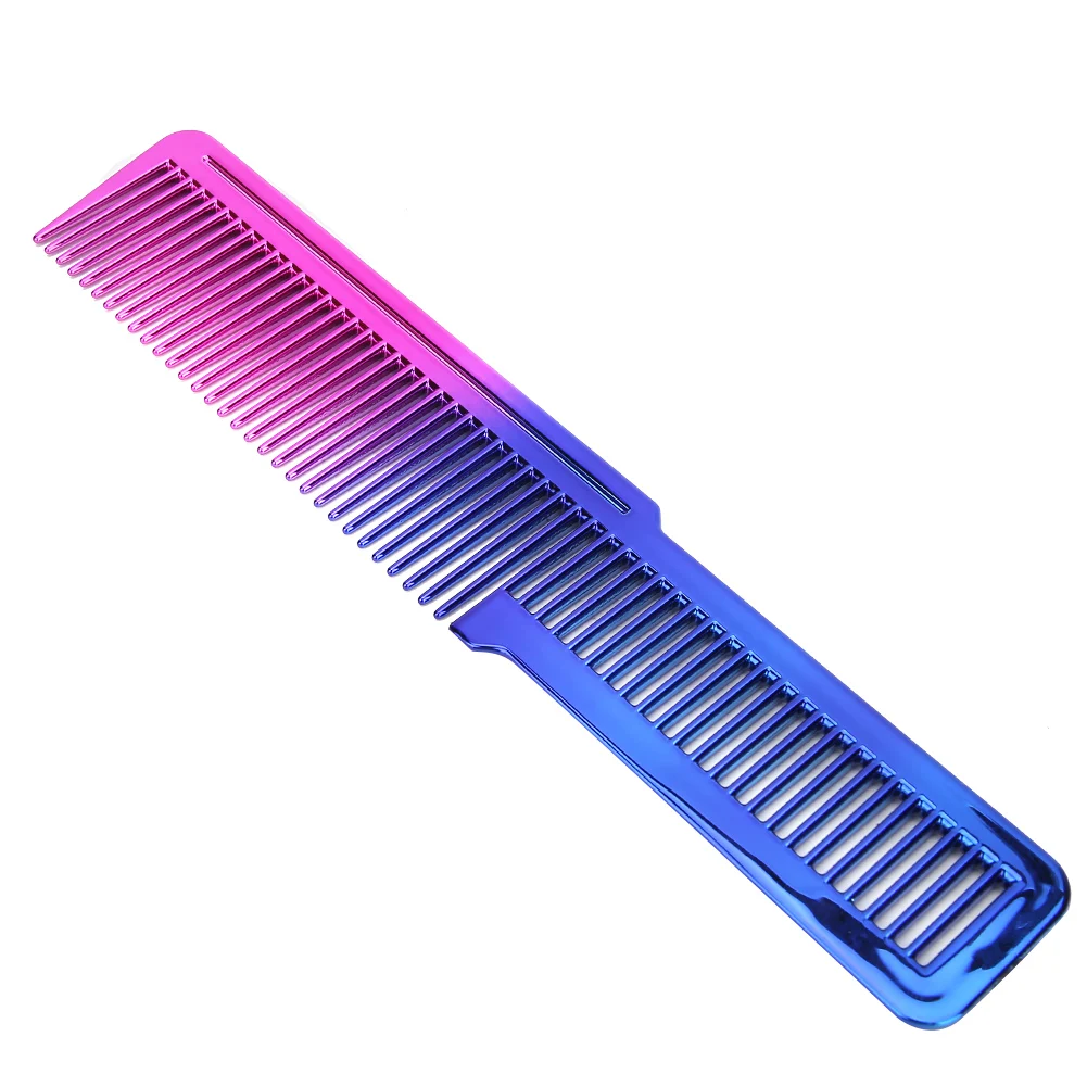 

Hair Styling Comb Gradient Color Hairdresser Hair Cutting Comb Hairdressing Styling Tool Straight Comb Teeth Oil Head Hair Comb