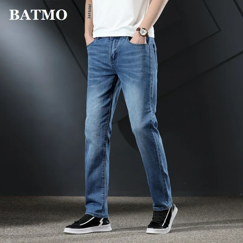 

BATMO 2021 new arrival spring Classic casual jeans men,elasticit jeans Plus-size 28-40 316