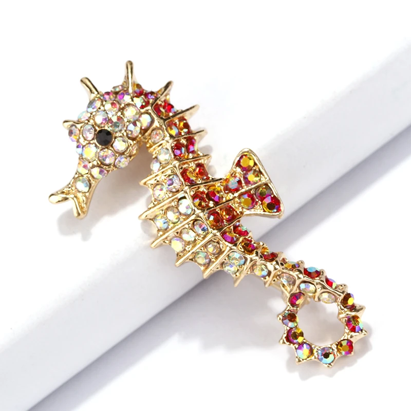 H350456X海马水钻胸针 (1)