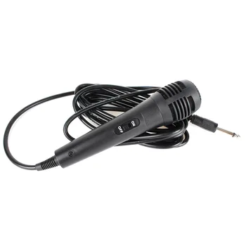 

High Quality Black White Wired Low Distortion Dynamic Microphone Amplifier for 6.5 MIC Hole KTV Home Karaoke Computer Use