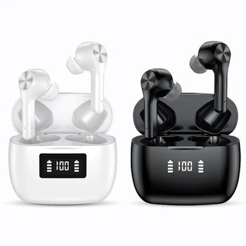 

Wireless Earphone Bluetooth 5.0 TWS Headsets LED Display with mic bass Hifi Stereo Sport Earbuds earphones fones de ouvido