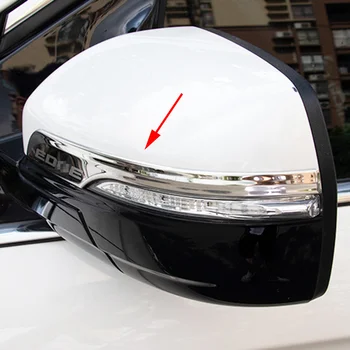 

STAINLESS STEEL SIDE MIRROR REAR VIEW WING MIRROR TRIM GARNISH FOR FORD EDGE ST 2017 2018 2019 ACCESSORIES