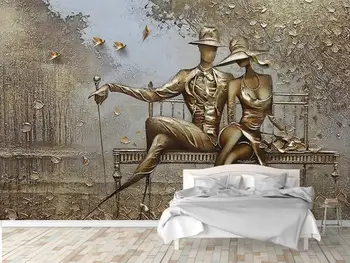

Custom 3D Wall Mural Wallpaper For Bedroom Photo Background Wall Stickers Home Decor Living Room Modern Painting Wallpaper