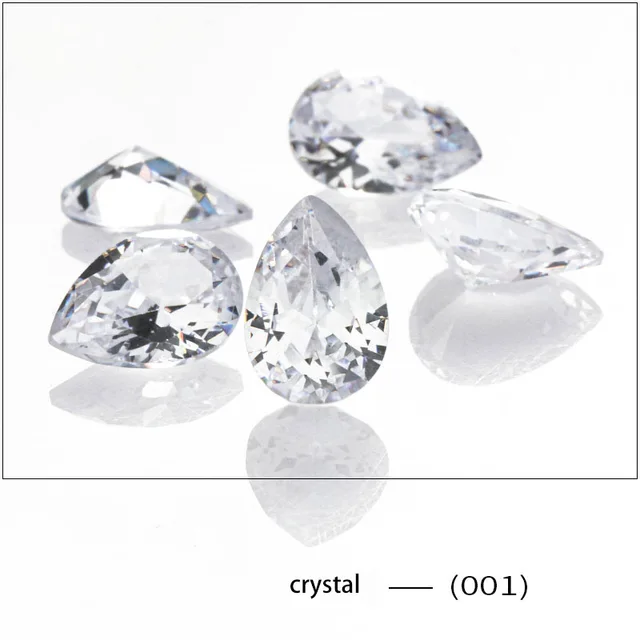 20 Pcs Multi Size AAAAA Zircon Natural Gemstone High Quality Jewelry Zirconia for Earring Necklace Making Accessories for Women Crystal