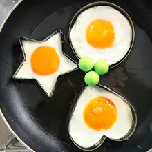 Кухонная бытовая нержавеющая сталь Форма для омлета антипригарная форма тип любви Форма для яиц любовь Bento омлет модель яйцеварка