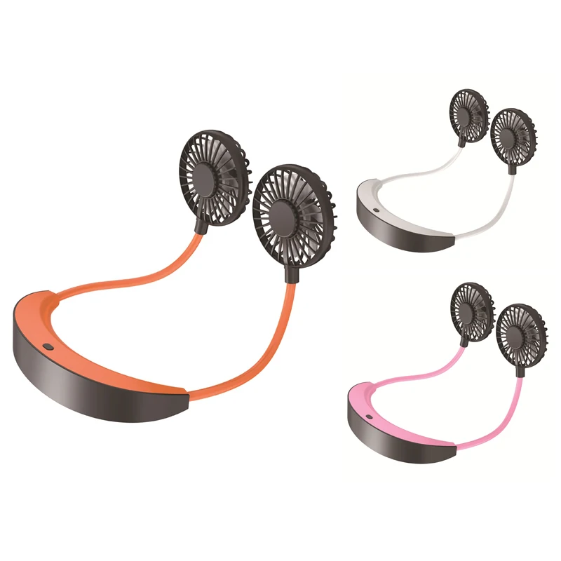 

Portable Fan Mini USB Fan Hand Free Personal Fan Hanging Neck Sport