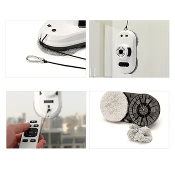 

Remote Control Window Cleaner Robot Vacuums High Tall Window Cleaning Robot Planned Type Automatic Floor Wall Cleaning Tool